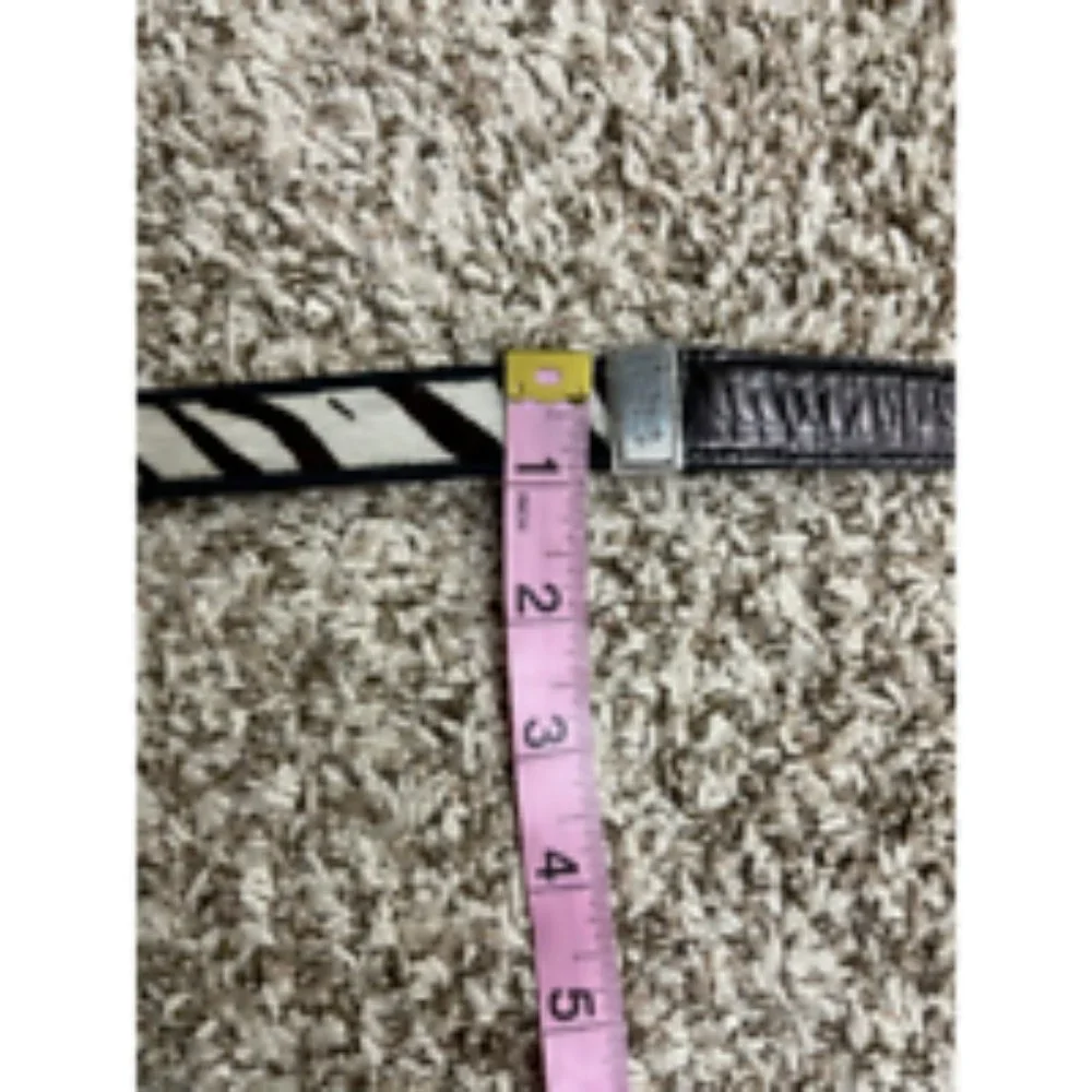 Brighton‎ Womens Fashion Belt Multicolor Leopard Print Adjustable Buckle M